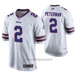 Maglia NFL Game Buffalo Bills Nathan Peterman Bianco