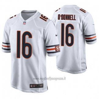 Maglia NFL Game Chicago Bears Pat O'donnell Bianco