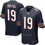 Maglia NFL Game Chicago Bears Royal Bianco Nero