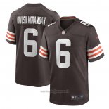 Maglia NFL Game Cleveland Browns Jeremiah Owusu-koramoah 6 Marrone