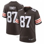 Maglia NFL Game Cleveland Browns Kadarius Toney Marrone