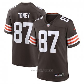 Maglia NFL Game Cleveland Browns Kadarius Toney Marrone