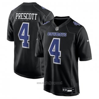 Maglia NFL Game Dallas Cowboys Dak Prescott Nero