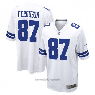 Maglia NFL Game Dallas Cowboys Jake Ferguson Bianco