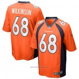 Maglia NFL Game Denver Broncos Elijah Wilkinson Arancione
