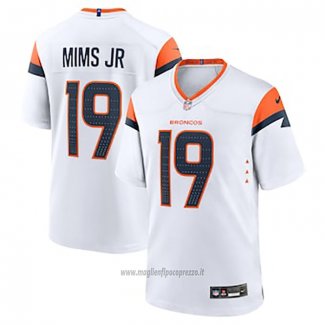 Maglia NFL Game Denver Broncos Marvin Mims Jr Bianco