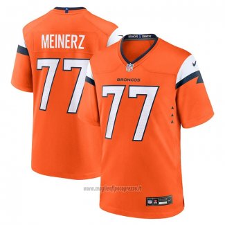 Maglia NFL Game Denver Broncos Quinn Meinerz Arancione Bianco