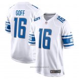Maglia NFL Game Detroit Lions Jared Goff Bianco