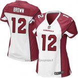Maglia NFL Game Donna Arizona Cardinals Brown Bianco Rosso
