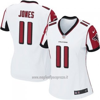 Maglia NFL Game Donna Atlanta Falcons Jones Bianco2