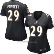 Maglia NFL Game Donna Baltimore Ravens Forsett Nero