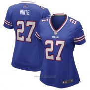 Maglia NFL Game Donna Buffalo Bills Tredavious White Blu