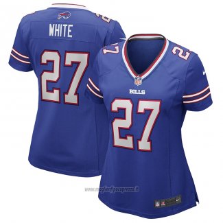 Maglia NFL Game Donna Buffalo Bills Tredavious White Blu
