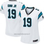 Maglia NFL Game Donna Carolina Panthers Ginn Jr Bianco