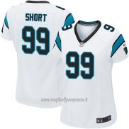 Maglia NFL Game Donna Carolina Panthers Short Bianco
