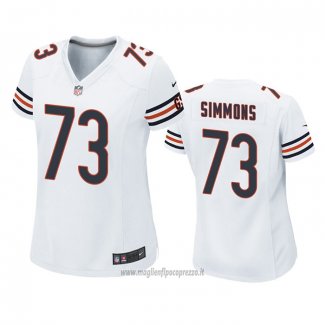 Maglia NFL Game Donna Chicago Bears Lachavious Simmons Bianco