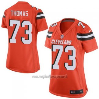 Maglia NFL Game Donna Cleveland Browns Thomas Arancione