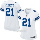Maglia NFL Game Donna Dallas Cowboys Elliott Bianco