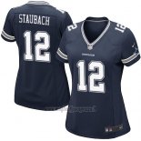 Maglia NFL Game Donna Dallas Cowboys Staubach Blu