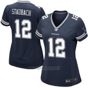 Maglia NFL Game Donna Dallas Cowboys Staubach Blu