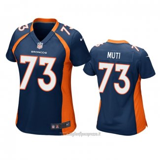 Maglia NFL Game Donna Denver Bronco Netane Mutis Blu