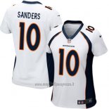 Maglia NFL Game Donna Denver Broncos Sanders Bianco