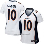 Maglia NFL Game Donna Denver Broncos Sanders Bianco