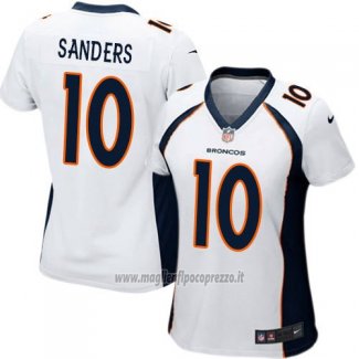 Maglia NFL Game Donna Denver Broncos Sanders Bianco