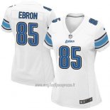 Maglia NFL Game Donna Detroit Lions Ebron Bianco