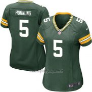 Maglia NFL Game Donna Green Bay Packers Hornung Verde Militar2