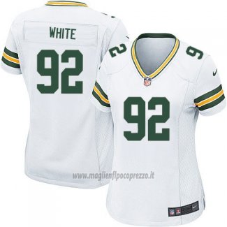 Maglia NFL Game Donna Green Bay Packers White Bianco