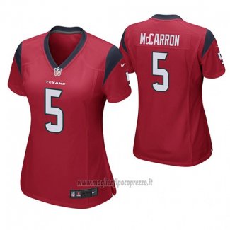 Maglia NFL Game Donna Houston Texans Aj Mccarron Rosso