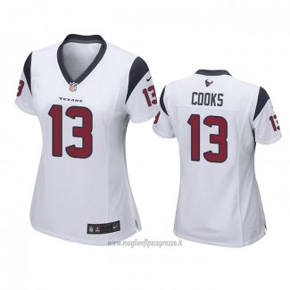 Maglia NFL Game Donna Houston Texans Brandin Cooks Bianco