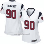 Maglia NFL Game Donna Houston Texans Clowney Bianco