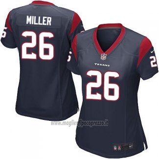 Maglia NFL Game Donna Houston Texans Miller Nero