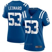 Maglia NFL Game Donna Indianapolis Colts Darius Leonard Blu