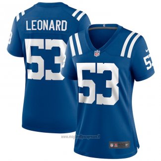 Maglia NFL Game Donna Indianapolis Colts Darius Leonard Blu