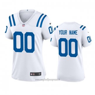 Maglia NFL Game Donna Indianapolis Colts Personalizzate 2020 Bianco