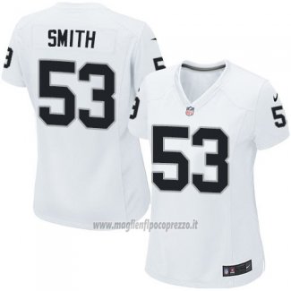 Maglia NFL Game Donna Las Vegas Raiders Smith Bianco