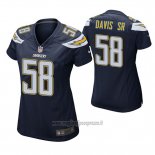 Maglia NFL Game Donna Los Angeles Chargers Thomas Davis Sr Blu