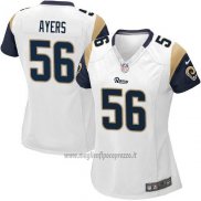 Maglia NFL Game Donna Los Angeles Rams Ayers Bianco
