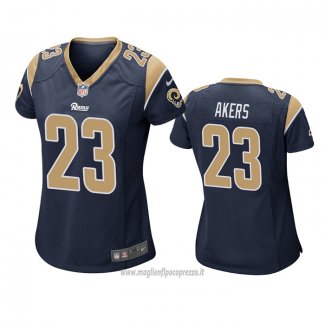 Maglia NFL Game Donna Los Angeles Rams Cam Akers Blu