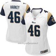 Maglia NFL Game Donna Los Angeles Rams Harkey Bianco
