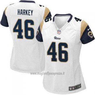 Maglia NFL Game Donna Los Angeles Rams Harkey Bianco