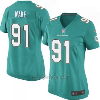 Maglia NFL Game Donna Miami Dolphins Wake Verde