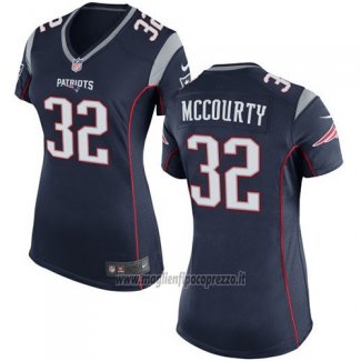 Maglia NFL Game Donna New England Patriots Mccourty Nero