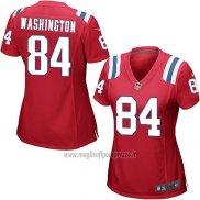 Maglia NFL Game Donna New England Patriots Washington Rosso