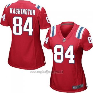 Maglia NFL Game Donna New England Patriots Washington Rosso