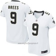 Maglia NFL Game Donna New Orleans Saints Brees Bianco
