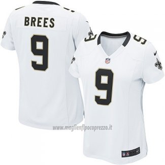 Maglia NFL Game Donna New Orleans Saints Brees Bianco